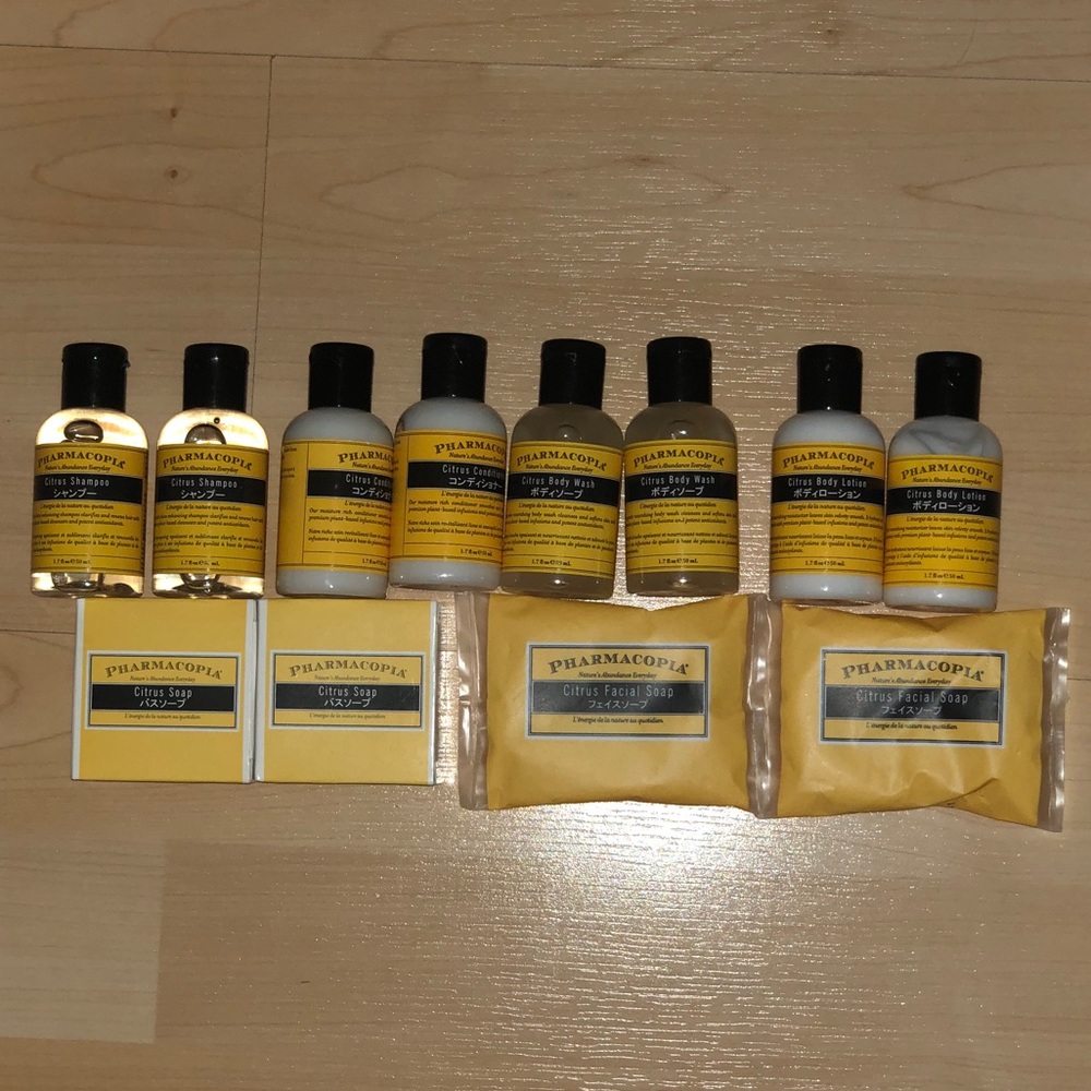 PHARMACOPIA | Citrus Toiletries Travel Set